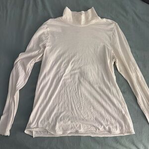 Anthropologie Cream Long Sleeve Turtleneck